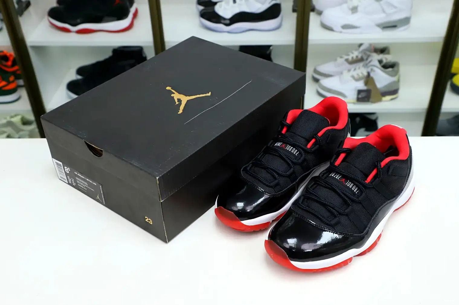 11 JORDAN Kimikick BRED RETRO AIR LOW 0424